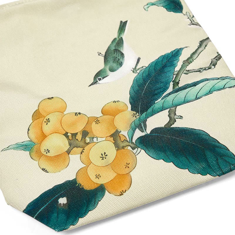 Mythstone Loquat Bird Canvas Handbag