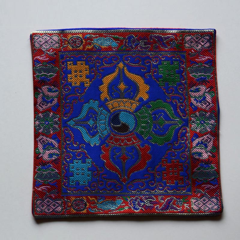 Mythstone Prayer Altar Mat Healing Meditation Vajra Auspicious Symbols