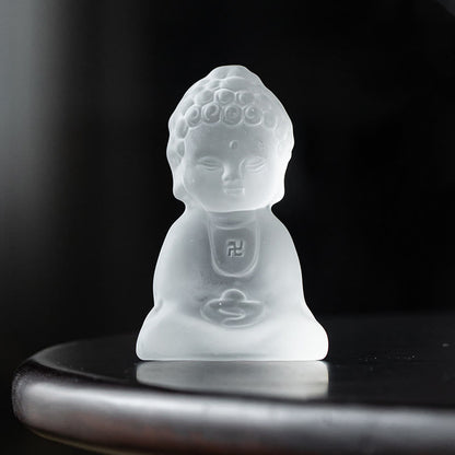 Mythstone Mini Tathagata Buddha Liuli Serenity Desk Decoration