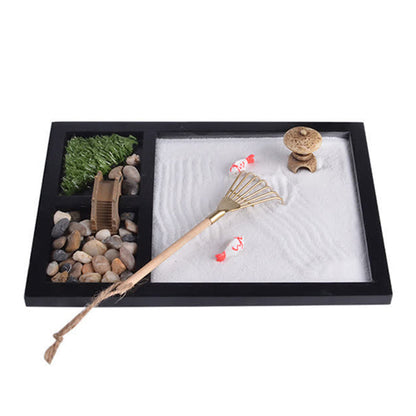 Mythstone Koi Fish Small Bridge Calm Peace Meditation Zen Garden Decoration