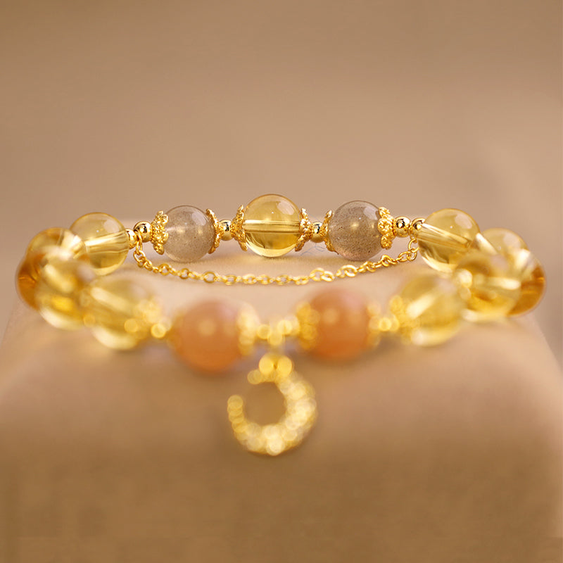 Mythstone Blessed Moon Citrine Abundant Energy Bracelet