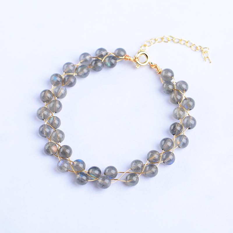 Mytthstone Natural Moonstone Love Blessing Bracelet