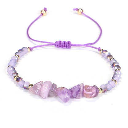 Mythstone Amethyst Purify Knit Bracelet