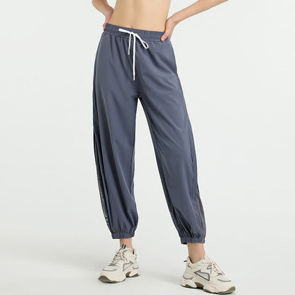 Pantalones deportivos de yoga y fitness holgados de cintura alta Mythstone con bolsillos 