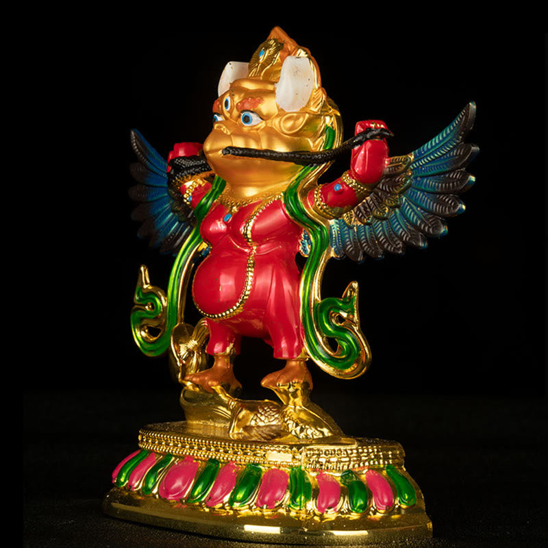 Mythstone Tibet Garuda Bird Alloy Keep Evil Spirits Away Home Decoration