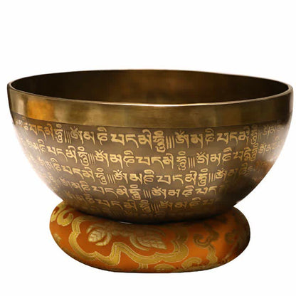 Mythstone Sutra Singing Bowl Handcrafted for Healing and Meditation Positive Energy Sound Bowl Set