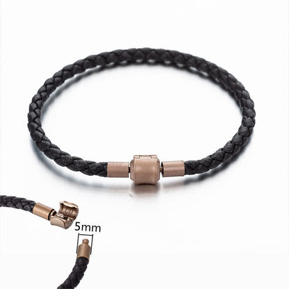 Mythstone Vintage Leather Rope Luck Braid String Bracelet