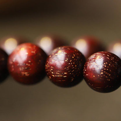 MythStone 925 Sterling Silver Indian Small Leaf Red Sandalwood Hetian Gray Jade Amber Gold Star Bracelet