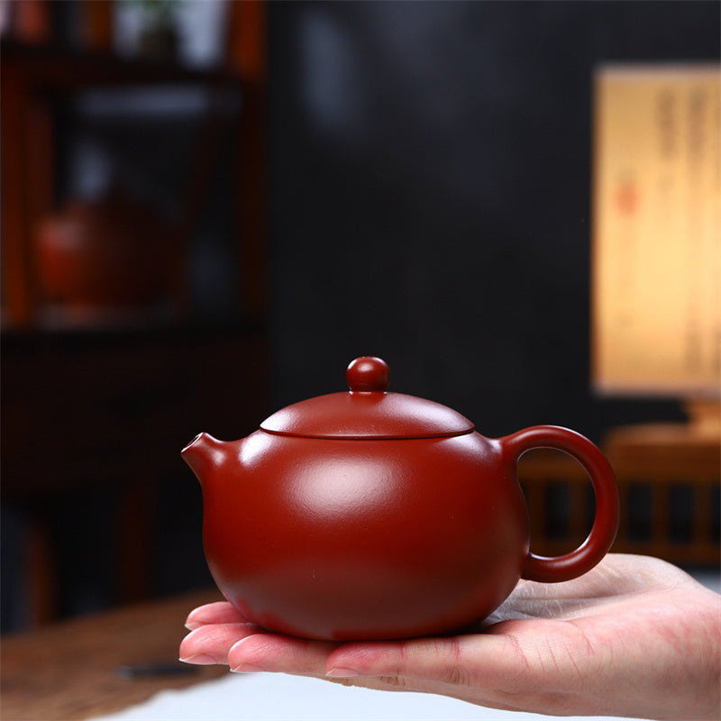 Mythstone Vintage Xishi Teapot Purple Clay Kung Fu Teapot 240ml