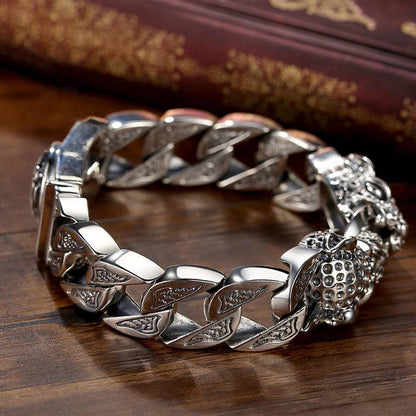 Mythstone Leopard Pattern Healing Balance Chain Bracelet