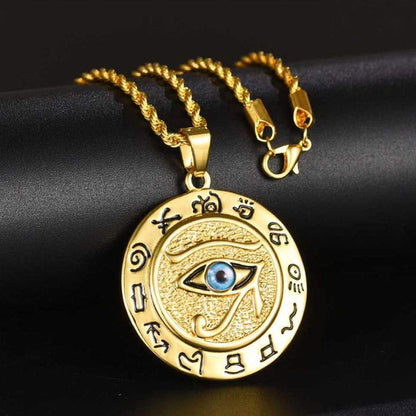 Mythstone Eye of Horus Protection Necklace Pendant