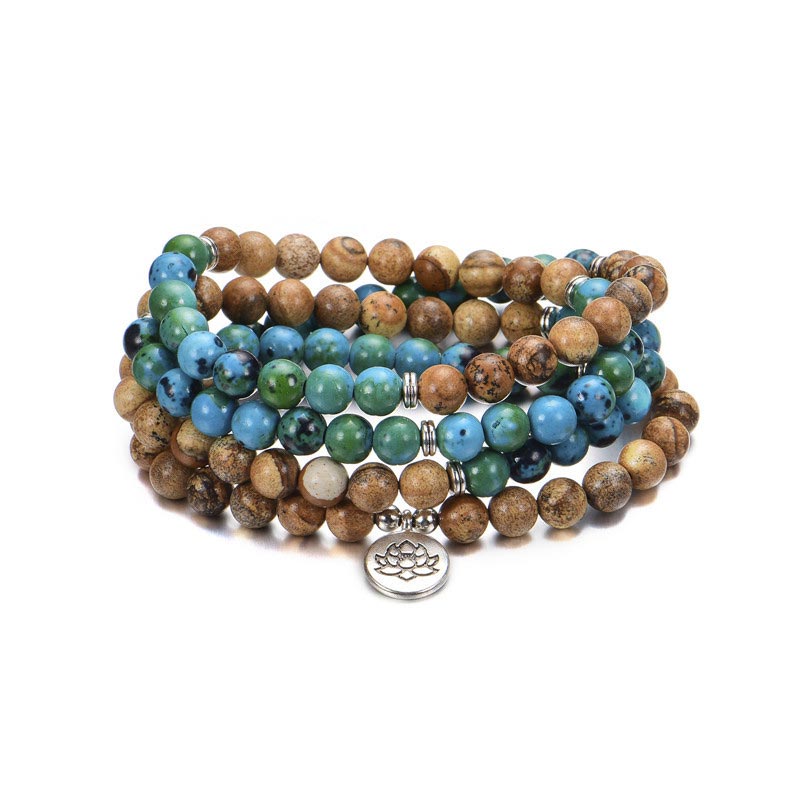 Mythstone 108 Meditation Healing Multilayer Mala