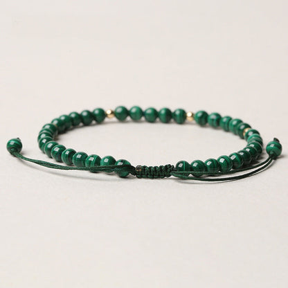 MythStone Natural Malachite Protection Calmness String Bracelet