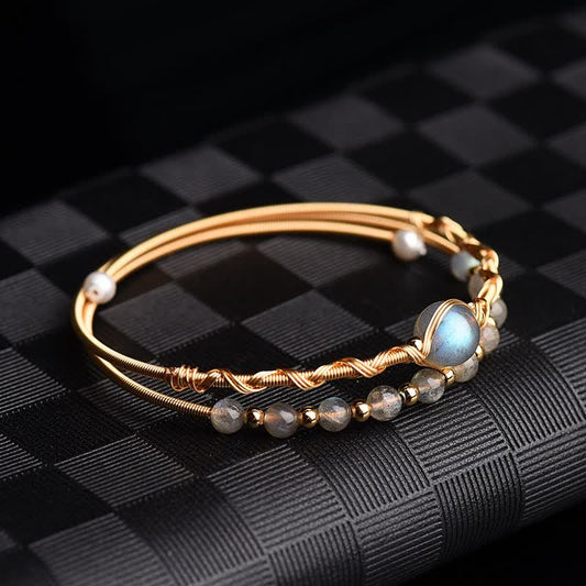 Mythstone Moonstone Healing Love Bracelet Bangle