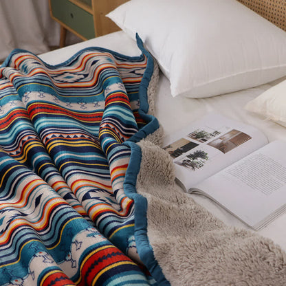 Mythstone Geometric Warm Soft Bed Throw Blanket