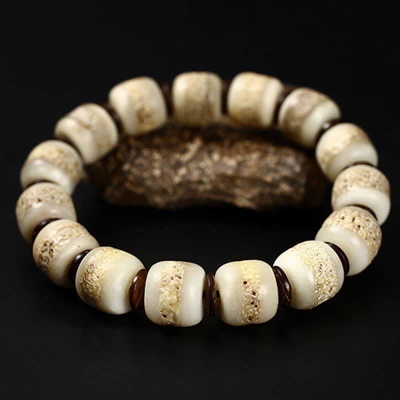 Mythstone Tibetan Yak Bone Strength Balance Bracelet