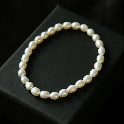 Mythstone Natural Pearl Healing Beaded Bracelet