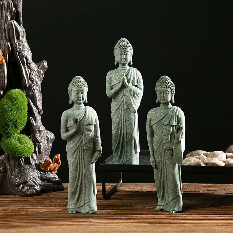 Mythstone Tibetan Meditation Contemplation Buddha Serenity Compassion Statue Figurine Decoration