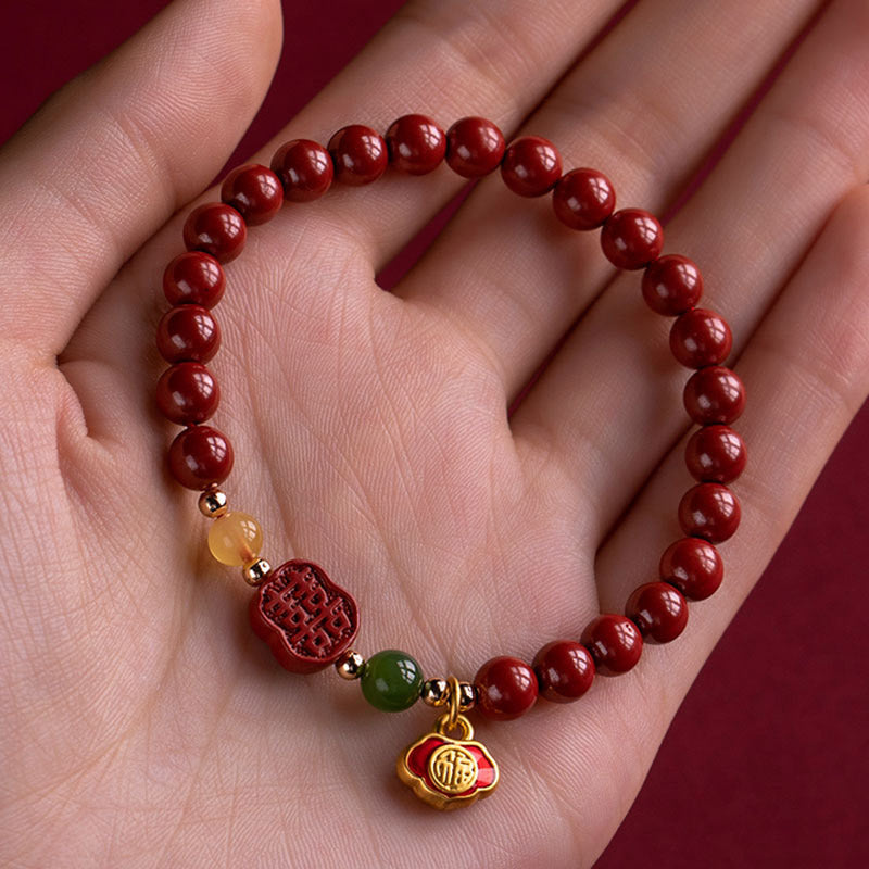 Mythstone Cinnabar Happiness Calm Bracelet