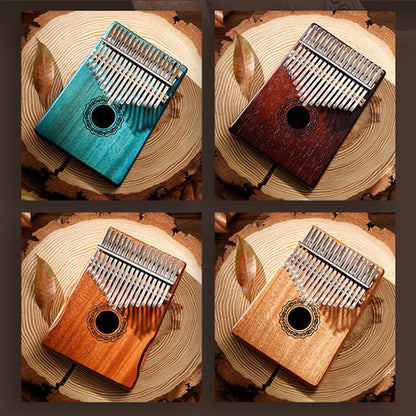 Mythstone Kalimba 17 Keys Thumb Piano Mahogany Wood Acacia Walnut Portable Finger Piano