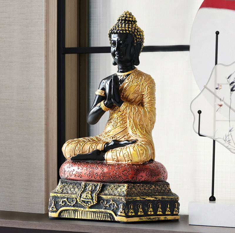 Mythstone Buddha Compassion Resin Statue Decoration