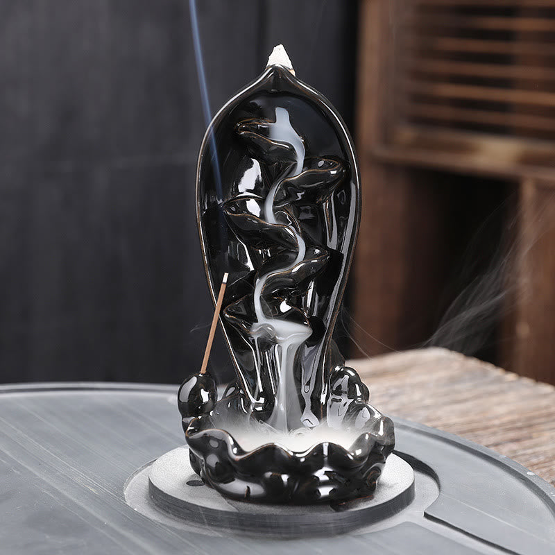 Mythstone Waterfall Incense Burner Backflow Incense Holder