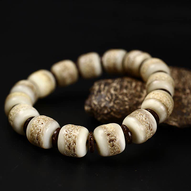 Mythstone Tibetan Yak Bone Strength Balance Bracelet