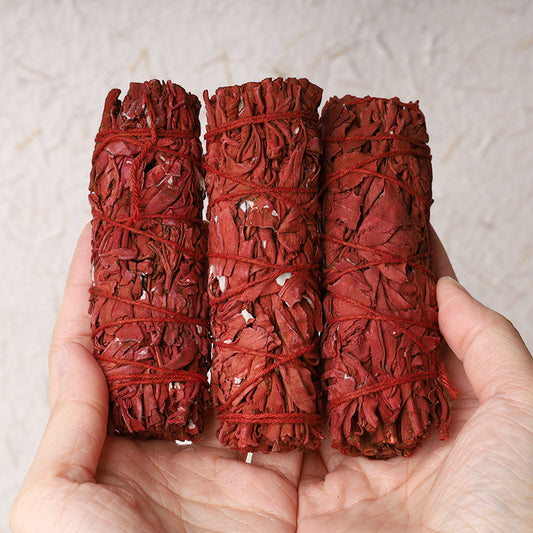 Mythstone Dragon's Blood Sage Smudge Stick for Home Negative Energy Cleansing Incense Healing Meditation Rituals