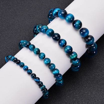 Mythstone Blue Tiger Eye Protection Bracelet