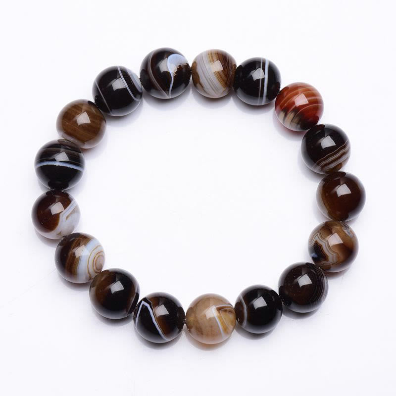 Mythstone Tibetan Sardonyx Happiness Positive Bracelet