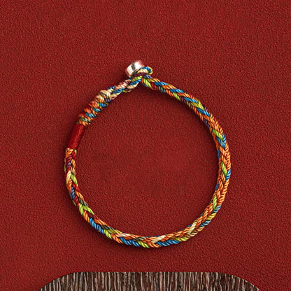 Mythstones "May you be healthy and happy" Lucky Multicolored Bracelet