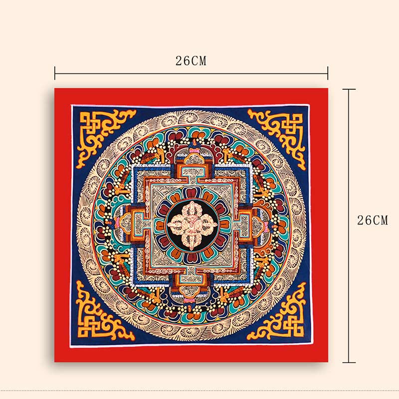 Mythstone Tibetan Handmade Thangka Painting Blessing Thangka Blind Box Random Color Pattern