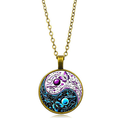 Mythstone Yin Yang Chain Balance Necklace Pendant