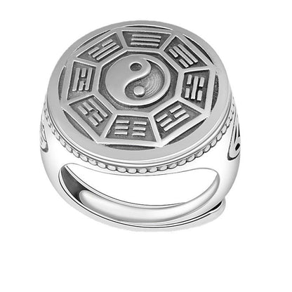 Yin Yang Balance Adjustable Ring