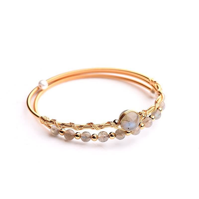 Mythstone Moonstone Healing Love Bracelet Bangle