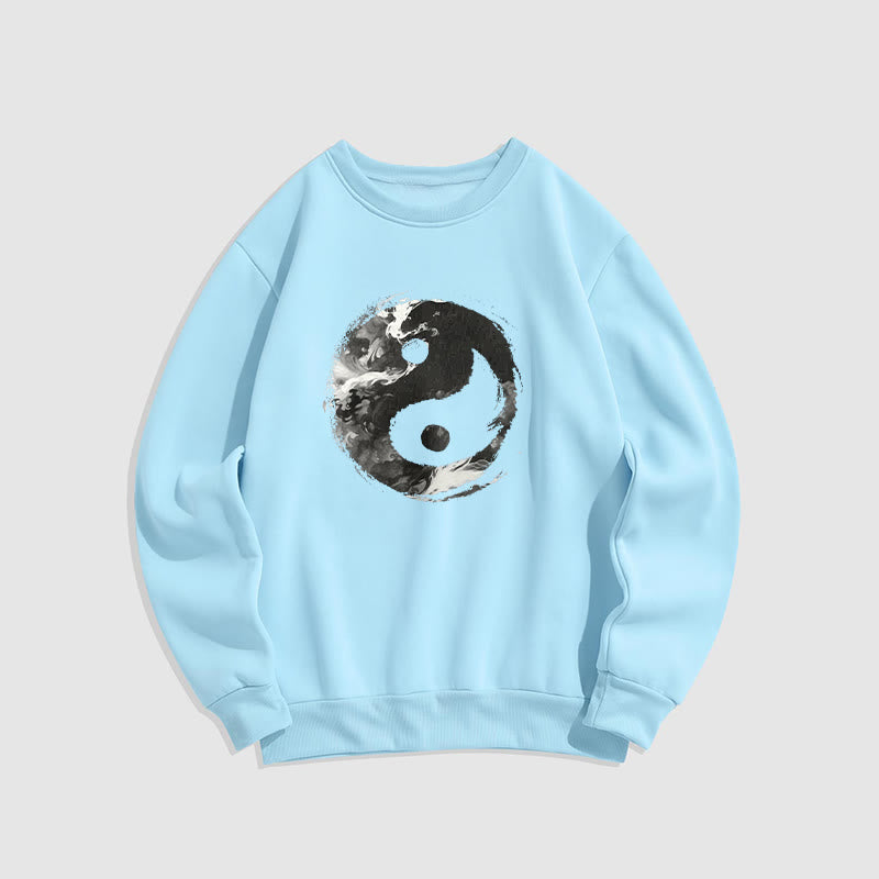 Mythstone Yin Yang Fleece Lined Polyester Sweatshirt