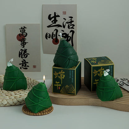 Mythstone Dragon Boat Festival Zongzi Pattern Scented Candle Gift For Family Friends