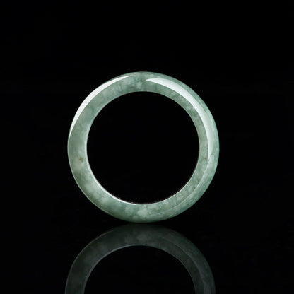 Mythstone Natural Jade Abundance Healing Ring