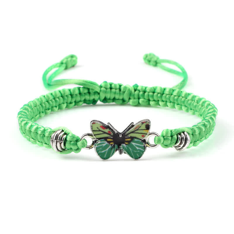 Pulsera con dije de mariposa y amor por la libertad de Mythstone