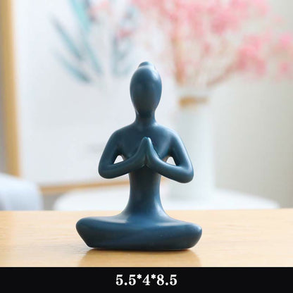 Mythstone AMythstonetract Yoga Meditation Exercise Ceramics Spiritual Figurine Sculpture Decoration