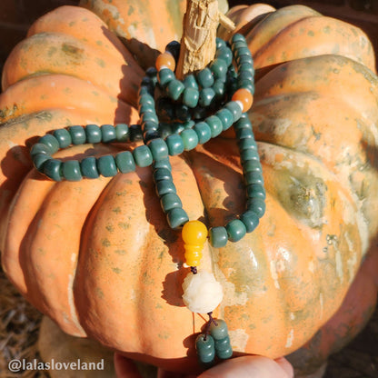 Mythstone Lotus Cyan Bodhi Seed Success Bracelet