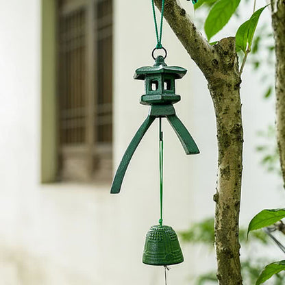 Mythstone Auspicious Wall Hanging Chime Bell Luck Handmade Home Decoration