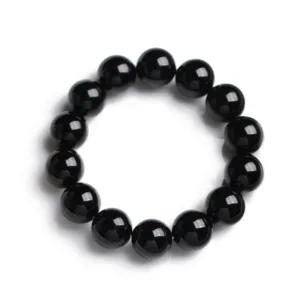 Mythstone Natural Black Onyx Fortune Bracelet