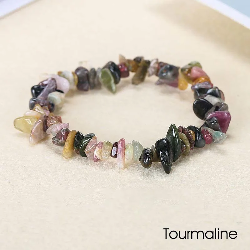 Natural Irregular Shape Crystal Stone Warmth Soothing Bracelet - Image 32