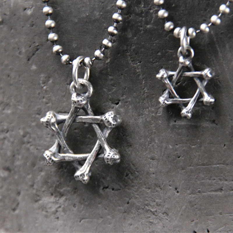 925 Sterling Silver Star of David Hope Protection Necklace - Image 6