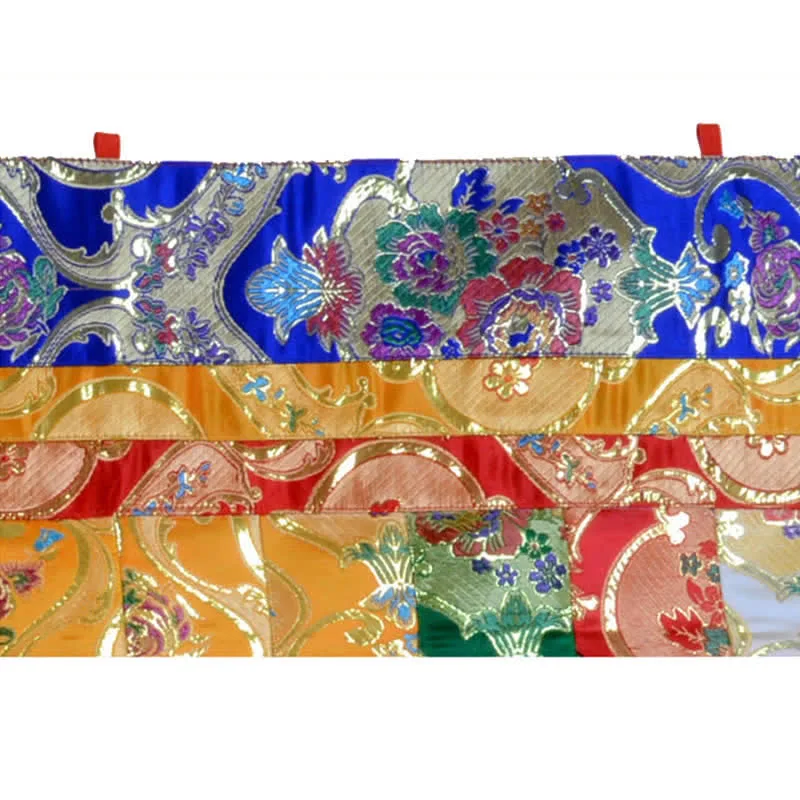Mythstone Tibetan Five Colors Hanging Curtain Prayer Altar Healing Meditation Curtain - Image 8