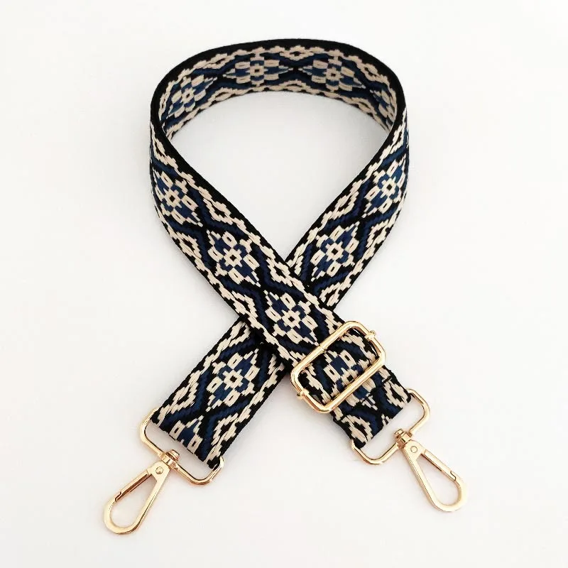 Mythstone Multicolor Embroidered Shoulder Bag Straps - Image 9