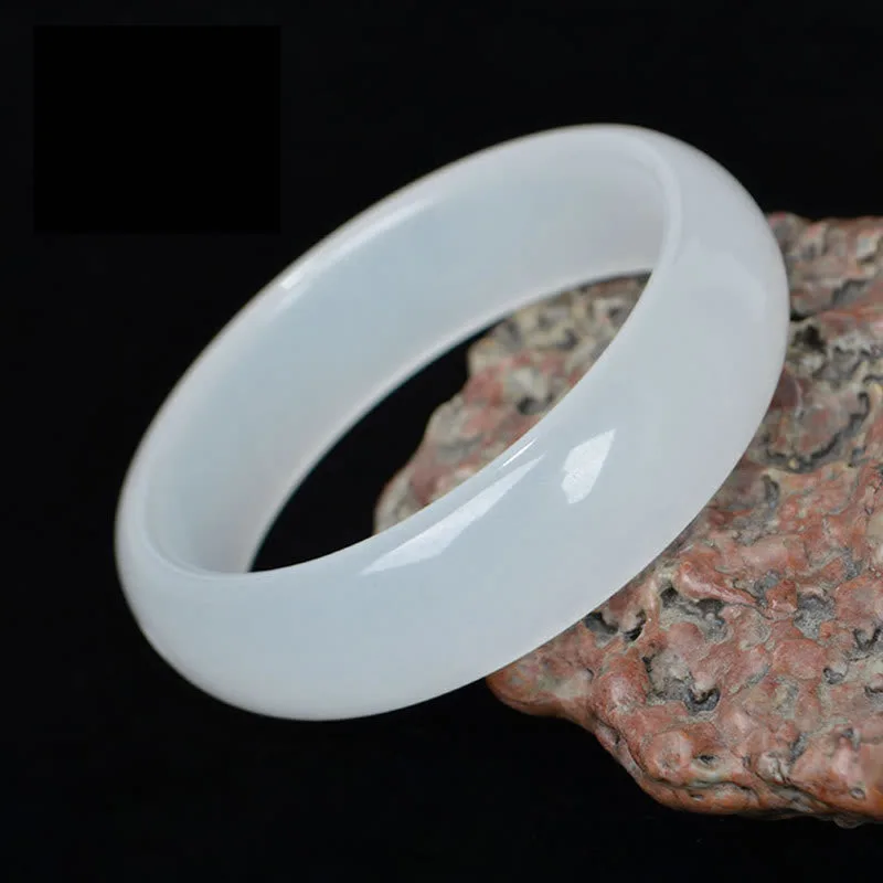 Mythstone Natural Golden Silk Jade Wealth Luck Bracelet Bangle - Image 7