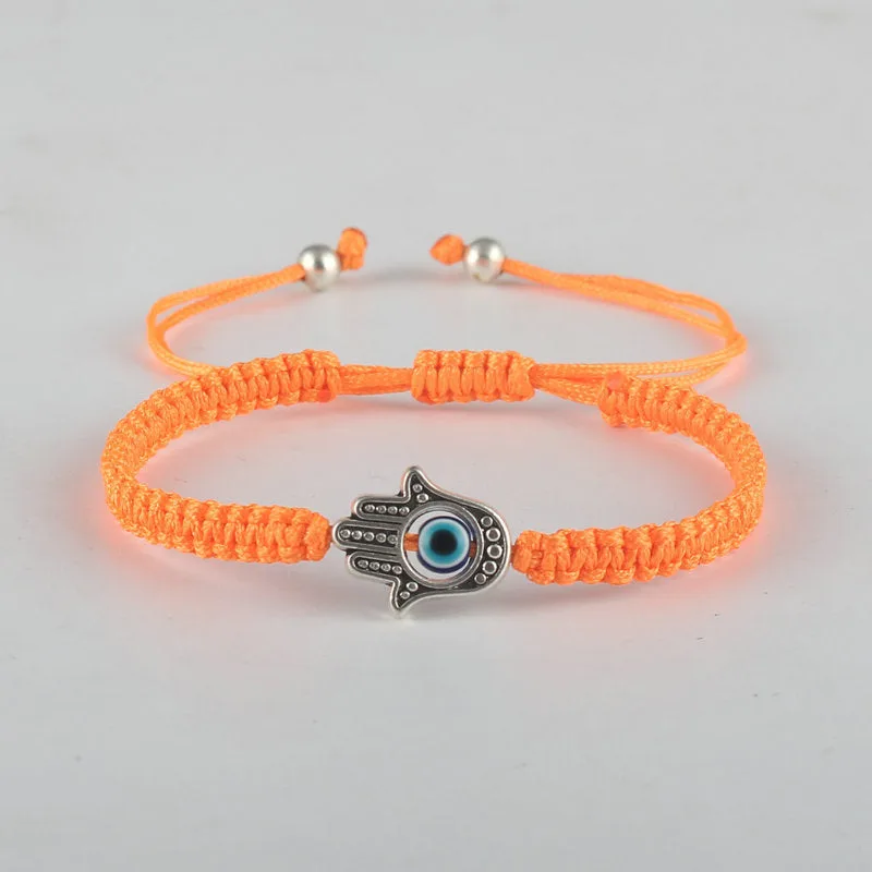Mythstone Handmade Hamsa Symbol Protection Luck String Bracelet - Image 12