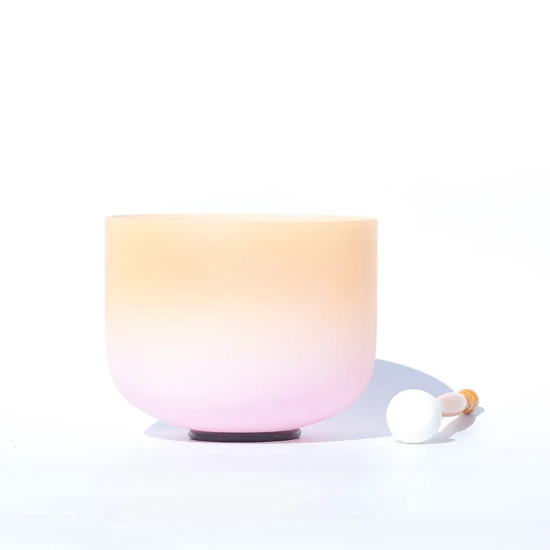 Mythstone Tibetan Crystal Sound Bowl Candy Color Handcrafted for Yoga and Mindfulness Meditation Singing Bowl - Image 7